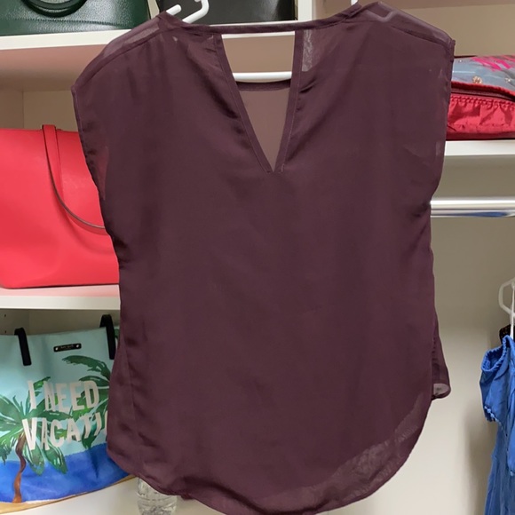 Maroon XXSP Banana Republic Blouse - Picture 3 of 3